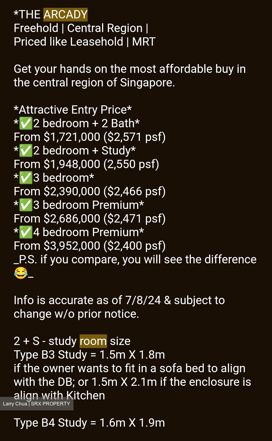 THE ARCADY AT BOON KENG (D12), Apartment #445758001